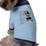 witch n cat with poem pet clothing