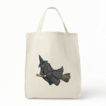 Witch on a broom bags