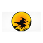 Witch On Broom photo cards