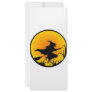 Witch On Broom Rack Card Template