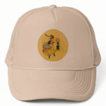 Witch on Moon with Cat Mesh Hats