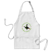 Witch Parking Only - All Others Will Be Toad! Aprons