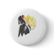 Witch & Pentacle Moon Button
