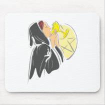 Witch & Pentacle Moon Mouse Mat