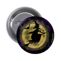 Witch Pinback Buttons