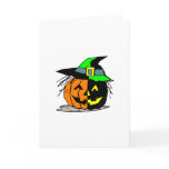 Witch Pumpkin Card