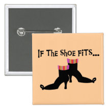 Witch Shoes T-shirts and Gifts Pinback Buttons