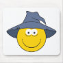 Witch Smiley Face Mouse Pad