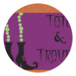WITCH TOIL AND TROUBLE stickers