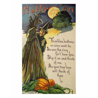 Witch (Vintage Halloween Card) T Shirt