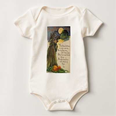 Witch (Vintage Halloween Card) Tee Shirts