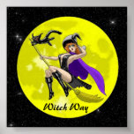 Witch Way posters