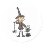 Witch with Black Cat