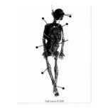 Witchcraft: Skeleton Witch Doll Post Cards