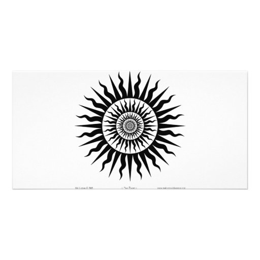 Witchcraft: Sun burst Custom Photo Card