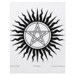 Witchcraft; Sun burst: Pentegram #2 flyers