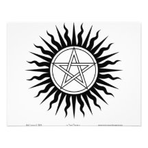 Witchcraft; Sun burst: Pentegram #2 Invites