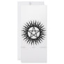 Witchcraft: Sun burst: Pentegram Rack Card Design