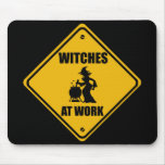WITCHES AT WORK - Mousepad