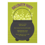 Witches Brew Halloween Party Personalized Announcement