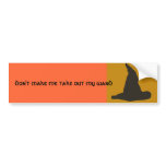 Witches Hat Halloween Samhain Funny Pagan Bumper S bumper stickers