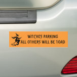 Witches Parking bumper stickers