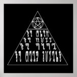 Witches Pyramid Print