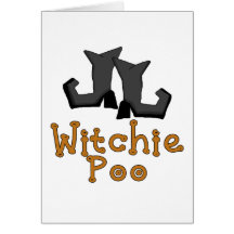 Witchie Poo T-shirts and Gifts Greeting Cards