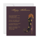 Witch's Boot & Pumpkin • Halloween Invitation