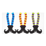 Witch's Stripy Socks photo cards