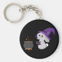 Witchy Bunny Keychains