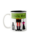 Witchy Girl Halloween T-shirts and Gifts mugs