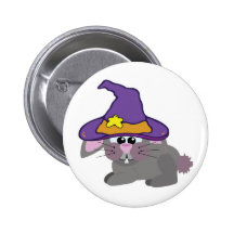 witchy goofkins bunny rabbit button