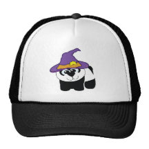 witchy goofkins panda bear trucker hats