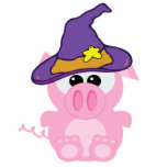 witchy goofkins piggy pig photo sculptures