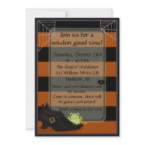 Witchy Halloween Invitation