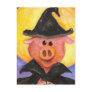 Witchy Pig Post Card