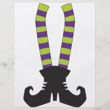Witchy Stripy Socks Custom Flyer