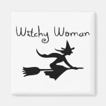 Witchy Woman Refrigerator Magnet