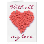 With all  my love Sweet Heart card