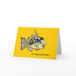 With appreciOCEAN cartoon fish thank you card