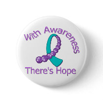 With Awareness There's Hope Domestic Violence Pins