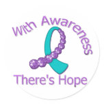 With Awareness There's Hope Domestic Violence Sticker