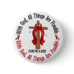 WITH GOD CROSS AIDS / HIV T-Shirts & Gifts