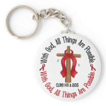 WITH GOD CROSS AIDS / HIV T-Shirts & Gifts
