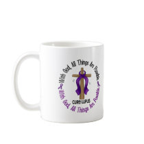 WITH GOD CROSS Lupus T-Shirts & Gifts Mugs