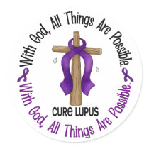 WITH GOD CROSS Lupus T-Shirts & Gifts
