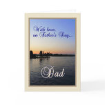 With love on Father's Day Greeting Card
