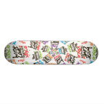 'With Love' radial repeat Skateboard