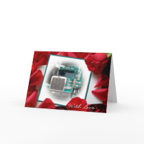 With Love...Stacks Truck Greeting Card